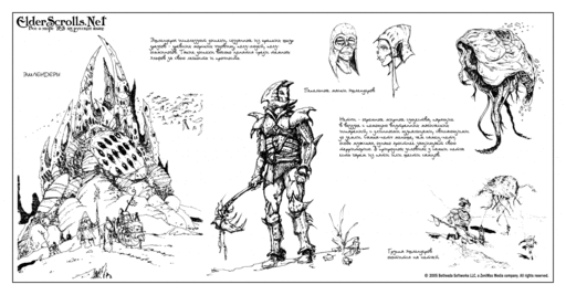 Elder Scrolls III: Morrowind, The - TES3 - Concept Art